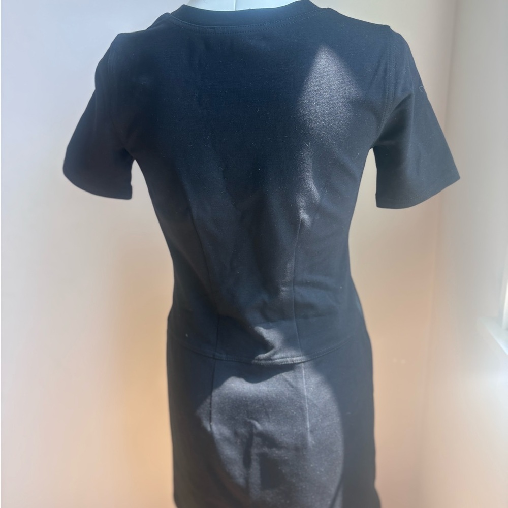 BCBGMaxAzria Black faux leather Short Sleeve Dress - Picture 5 of 5